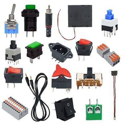 SWITCHES, SOCKETS & CONNECTORS